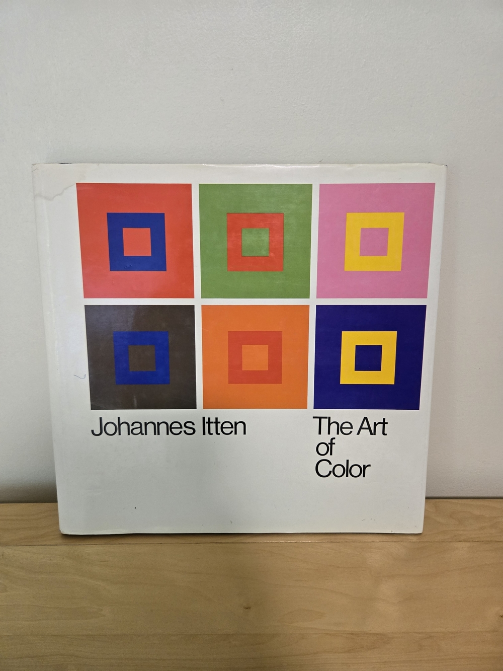 Vintage 1973 Johannes Itten The Art of Color Hardcover Bauhaus Theory